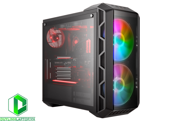 Vỏ Case Cooler Master MasterCase H500 TG ARGB (Mid Tower/Màu đen/Led ARGB)