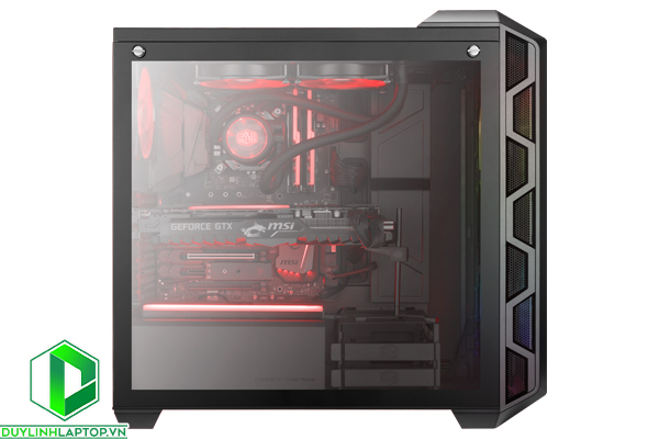 Vỏ Case Cooler Master MasterCase H500 TG ARGB (Mid Tower/Màu đen/Led ARGB)