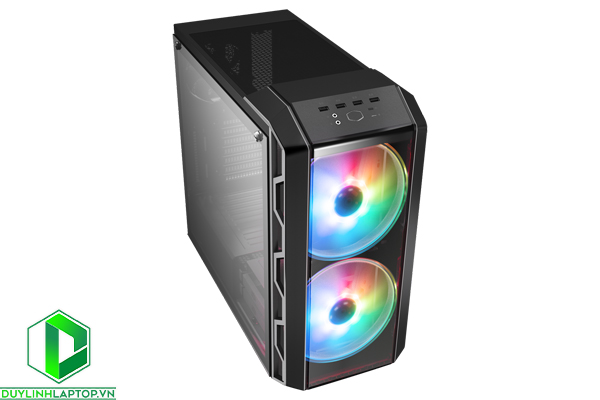 Vỏ Case Cooler Master MasterCase H500 TG ARGB (Mid Tower/Màu đen/Led ARGB)