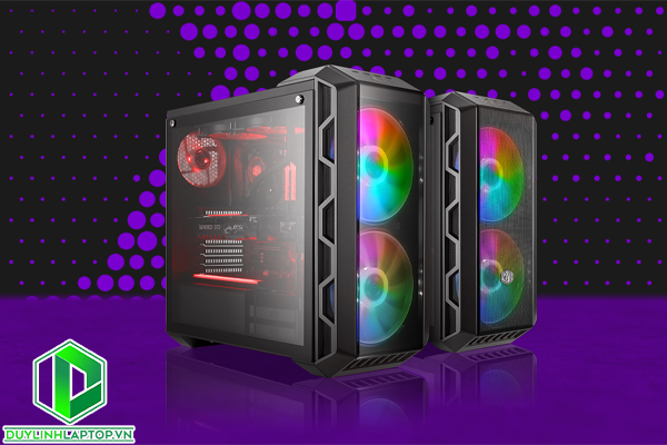 Vỏ Case Cooler Master MasterCase H500 TG ARGB (Mid Tower/Màu đen/Led ARGB)