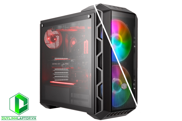 Vỏ Case Cooler Master MasterCase H500 TG ARGB (Mid Tower/Màu đen/Led ARGB)