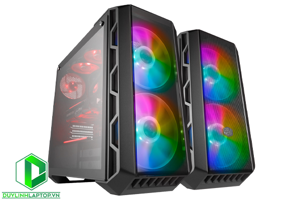 Vỏ Case Cooler Master MasterCase H500 TG ARGB (Mid Tower/Màu đen/Led ARGB)