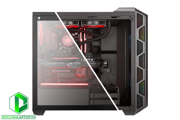 Vỏ Case Cooler Master MasterCase H500 TG ARGB (Mid Tower/Màu đen/Led ARGB)