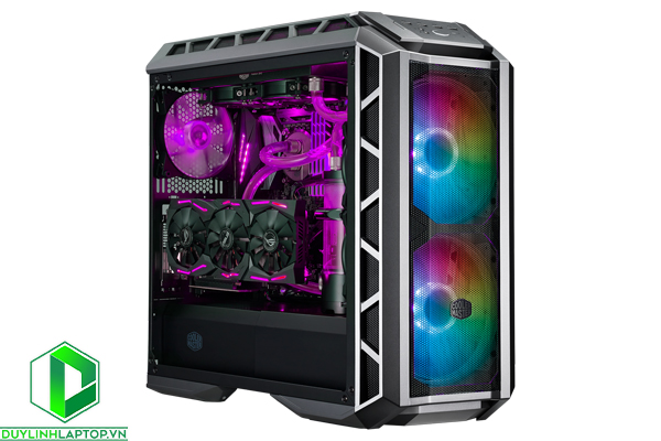 Vỏ Case Cooler Master MasterCase H500P TG ARGB (Mid Tower/Màu đen/Led ARGB)