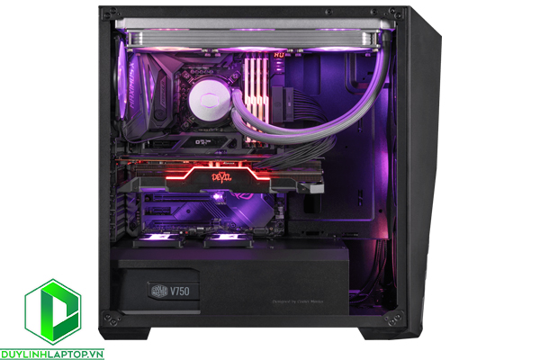 Vỏ Case Cooler Master MasterBox K501L (Mid Tower/Màu Đen/Mặt kính cường lực)