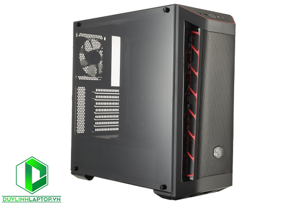 Vỏ Case Cooler Master MasterBox MB511 Red Trim (Mid Tower/Màu Đen)