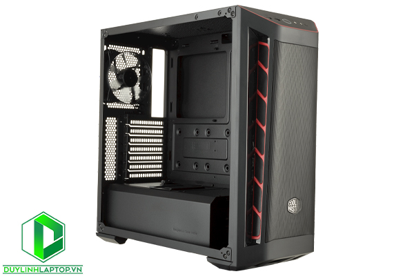 Vỏ Case Cooler Master MasterBox MB511 Red Trim (Mid Tower/Màu Đen)