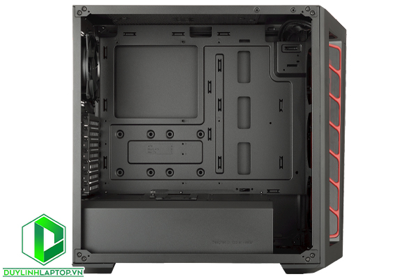 Vỏ Case Cooler Master MasterBox MB511 Red Trim (Mid Tower/Màu Đen)