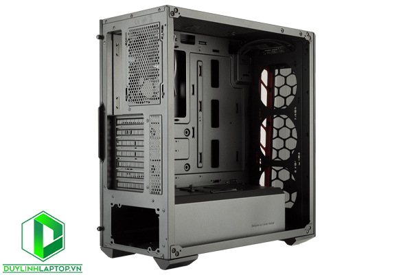 Vỏ Case Cooler Master MasterBox MB511 Red Trim (Mid Tower/Màu Đen)