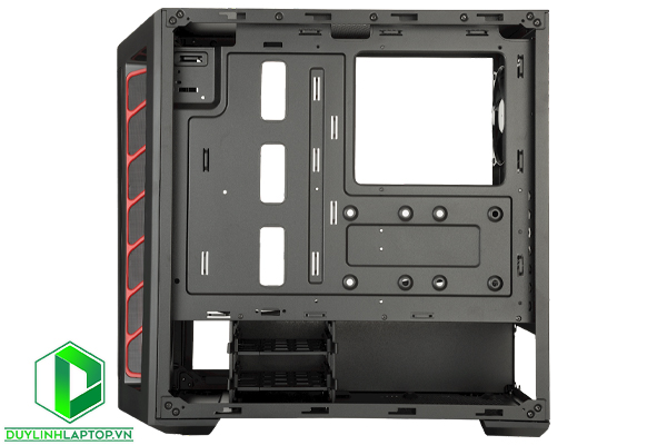 Vỏ Case Cooler Master MasterBox MB511 Red Trim (Mid Tower/Màu Đen)