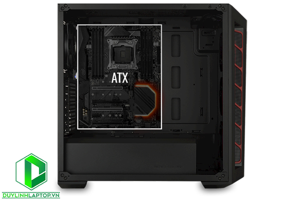 Vỏ Case Cooler Master MasterBox MB511 Red Trim (Mid Tower/Màu Đen)