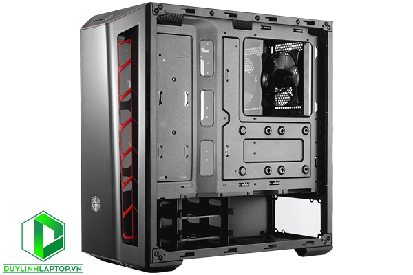 Vỏ Case Cooler Master MasterBox MB520 TG Red Trim (Mid Tower/Màu Đen)