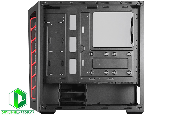 Vỏ Case Cooler Master MasterBox MB520 TG Red Trim (Mid Tower/Màu Đen)