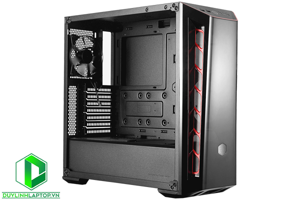 Vỏ Case Cooler Master MasterBox MB520 TG Red Trim (Mid Tower/Màu Đen)