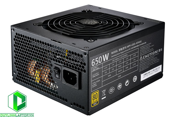 Nguồn máy tính Cooler Master MWE Gold, Fully Modular 650W A/EU Cable