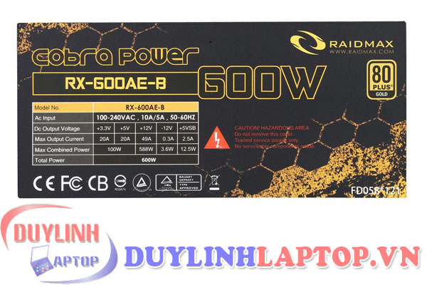 Nguồn máy tính RX-600AE-B