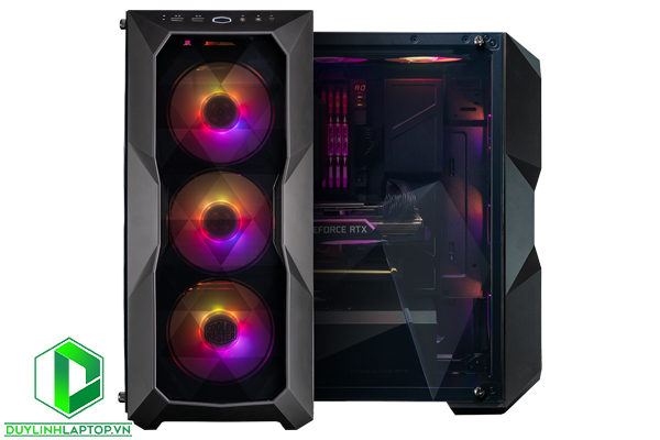 Vỏ Case Cooler Master MasterBox TD500 ARGB (Mid Tower/Màu đen/Led ARGB)