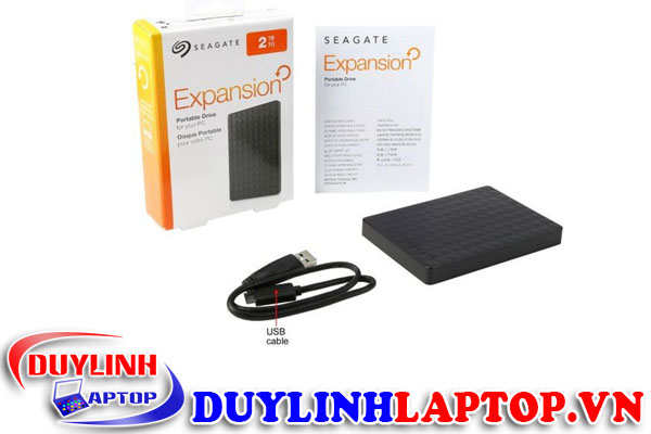 Ổ cứng di động Seagate Portable Expansion 2.5 inches 2TB Đen