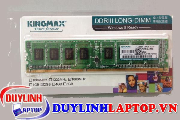 RAM KingMax 2GB DDR3 Bus 1600Mhz