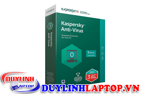 Phần mềm Kaspersky® Anti-Virus (1 năm/3 PCs)