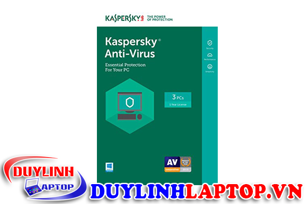 Phần mềm Kaspersky® Anti-Virus (1 năm/3 PCs)