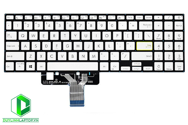 Bàn phím Laptop Asus VivoBook X521, X521FA, X521FL, X521EA, X521EQ, X521UA, X521IA, X521JQ (Đen, Bạc)