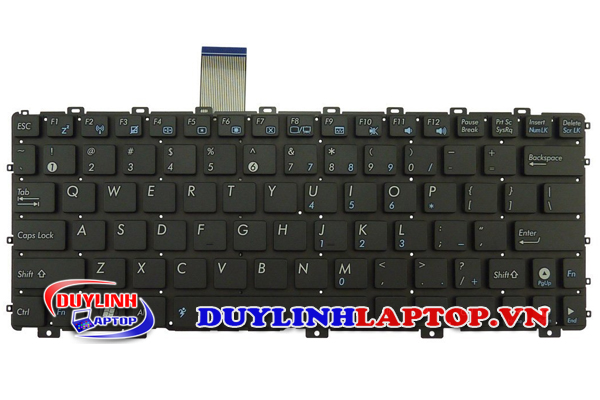 Bàn phím Asus 1015, 1025, 1018, 1011, X101, X101H, X101CH, R011CX, R011PX (4 ốc, Không bẹ, Màu đen)