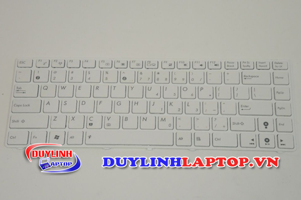 Bàn phím Asus K42IJ, K42IL, A42, A42F, A40J, X42, K42J, K42F, V111362AS1, UL80, U81, U81A (Trắng)