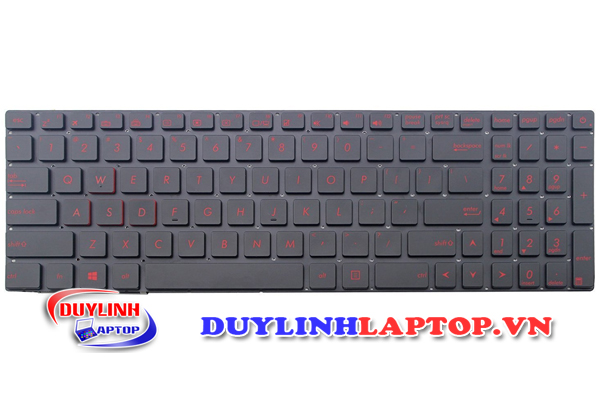 Bàn phím Asus GL552, GL552V, GL552VL, GL552VW, GL552VX, GL552JX, G551, G551JK (Có LED)