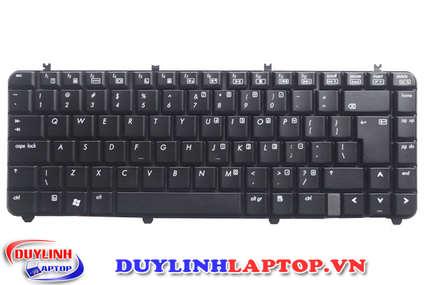 Bàn phím HP DV5, DV5-1000, DV5-1104, DV5-1100, DV5-1200, DV5-1235DX (Màu Đen)