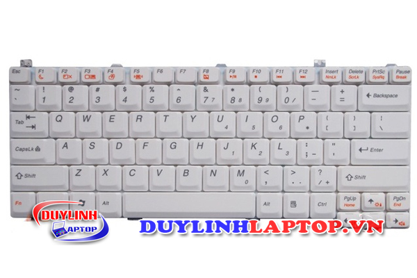 Bàn phím Lenovo C461, C466, C467, C510, Y520, C100, C200, N100, N200, N500, Y530, Y710, Y730 (Trắng)