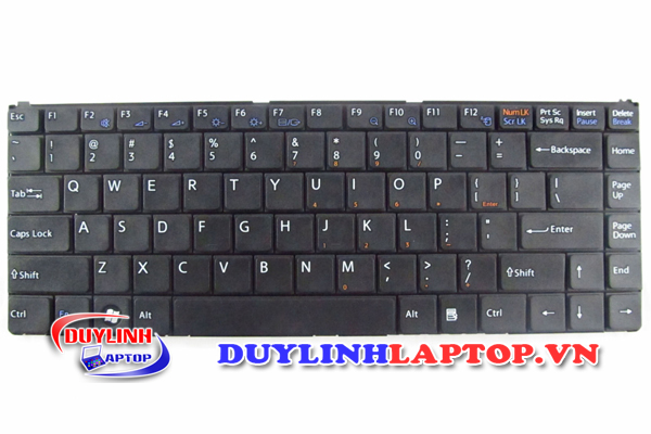 Bàn phím Sony Vaio N, PCG-7Y1L, PCG-7Y2L, PCG-7X1L, PCG-7X2L, PCG-7T1L, PCG-7T2L (Đen/Trắng)