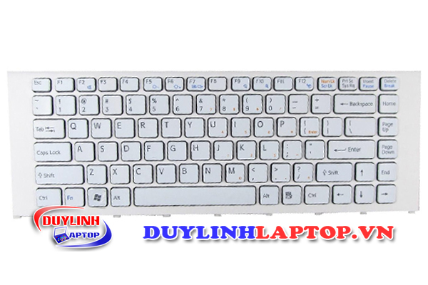 Bàn phím Sony Vaio EA, PCG-71311L, PCG-71312L, PCG-71313L, PCG-71314L, 61312W, 61212 (Đen/Trắng)