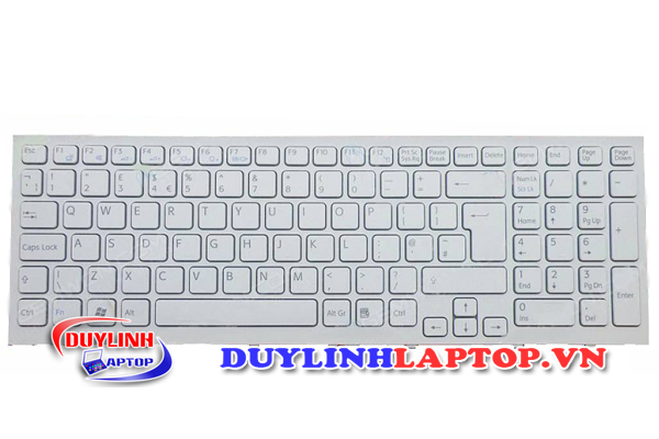 Bàn phím Sony Vaio EE, EL, EF, PCG-61611L, PCG-61611M, PCG-71811L (Trắng)