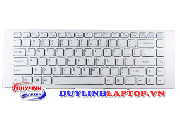 Bàn phím Sony Vaio EG, PCG-61A14L, PCG-61A13L, PCG-61A12L, PCG-61A11L (Trắng)