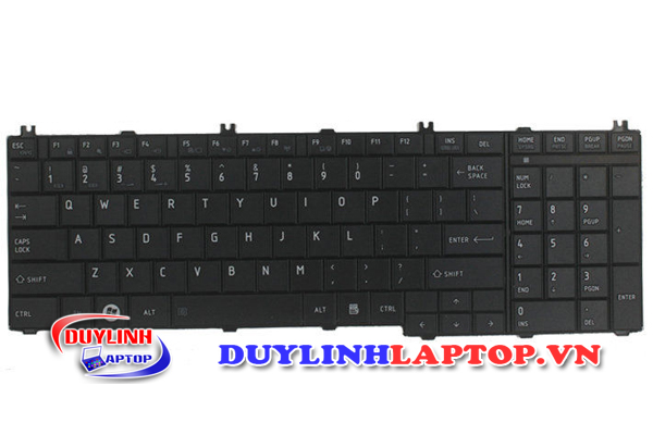 Bàn phím Toshiba Qosmio X500, X505, F60, X505-Q830, X505-Q850, C670, C670D (Đen)