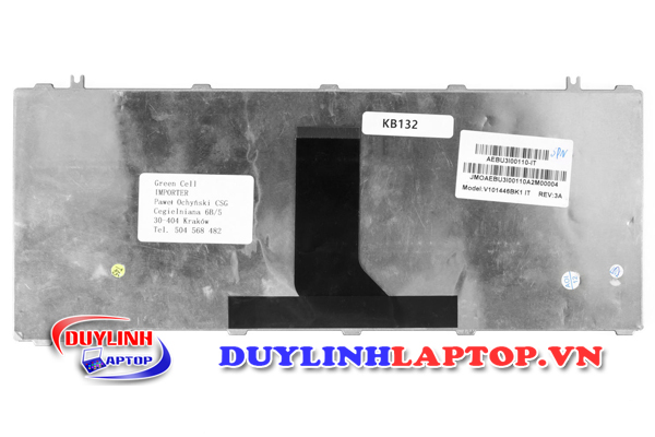 Bàn phím Toshiba U500, U505, M900, M800, U505B, U405, U400, M800, T135, T130 (Đen)