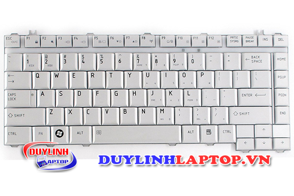 Bàn phím Toshiba L305, L350, L305D, L315, A10, A100, M100, M500, M200, M30, M40, M50, M70 (Trắng)