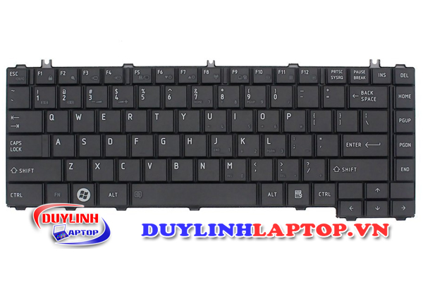 Bàn phím Toshiba L645, L640, C640, L735, L600, L630, L635, L745, L740, C600, B40-A (Đen)