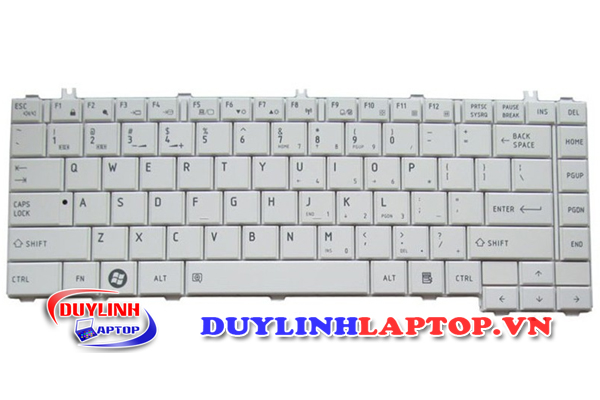 Bàn phím Toshiba L645, L640, C640, L735, L600, L630, L635, L745, L740, C600, B40-A (Trắng)