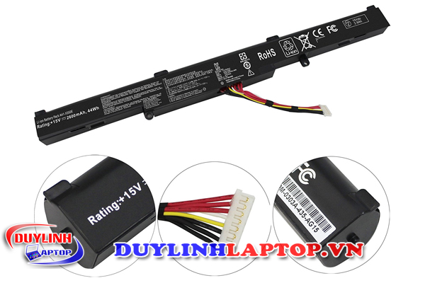 Pin Asus A450J, A450JF, A450E, A540, K550, F751, X751, K751 (ZIN, Cắm Trong)