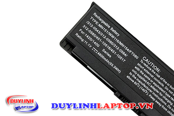 Pin Dell Vostro 1400, Inspiron 1420, PP26L