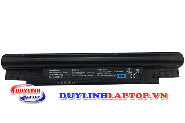 Pin Dell Vostro V131, V131R, V131D, 141 (4 cell, ZIN, Pin cắm ngoài)