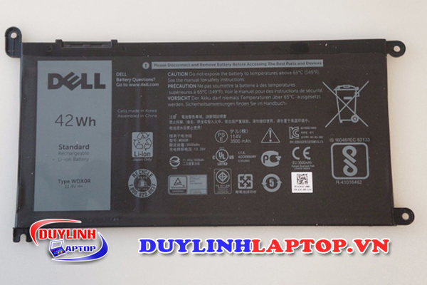 Pin Dell Inspiron 5567, 5368, WDX0R, C4HCW, 0C4HCW