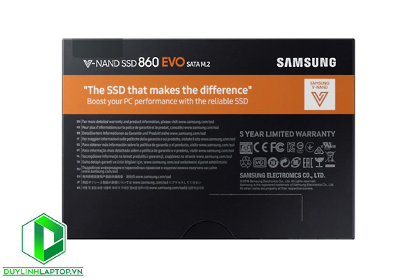 Ổ cứng SSD Samsung 860 EVO 1 TB M2 2280