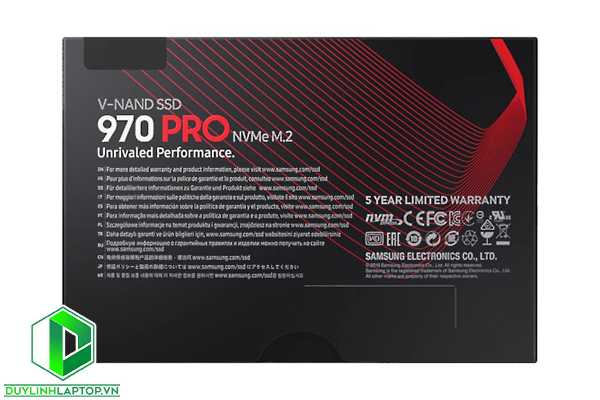 Ổ cứng SSD Samsung 970 PRO 1T B M.2 2280 PCIe NVMe 3x4