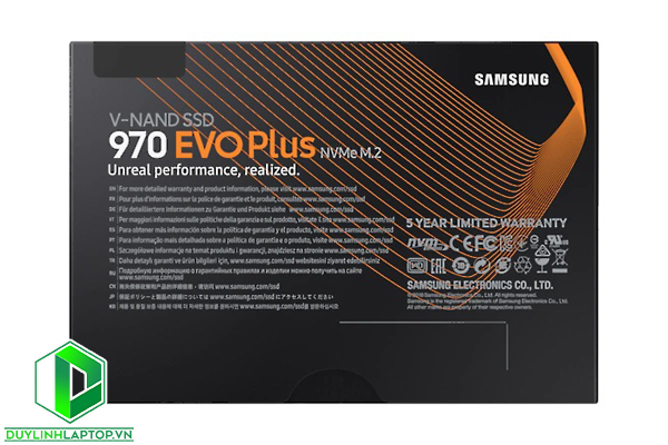 Ổ cứng SSD Samsung 970 EVO Plus 1TB M.2 PCIe NVMe 3x4