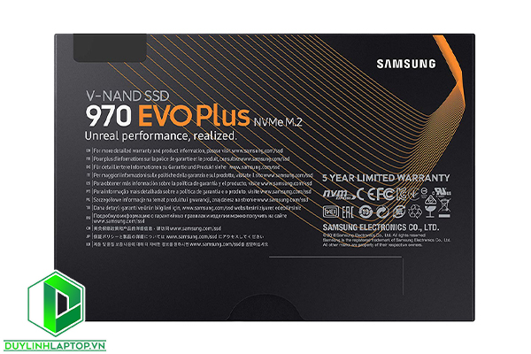 Ổ cứng SSD Samsung 970 EVO Plus 2TB M.2 PCIe NVMe 3x4