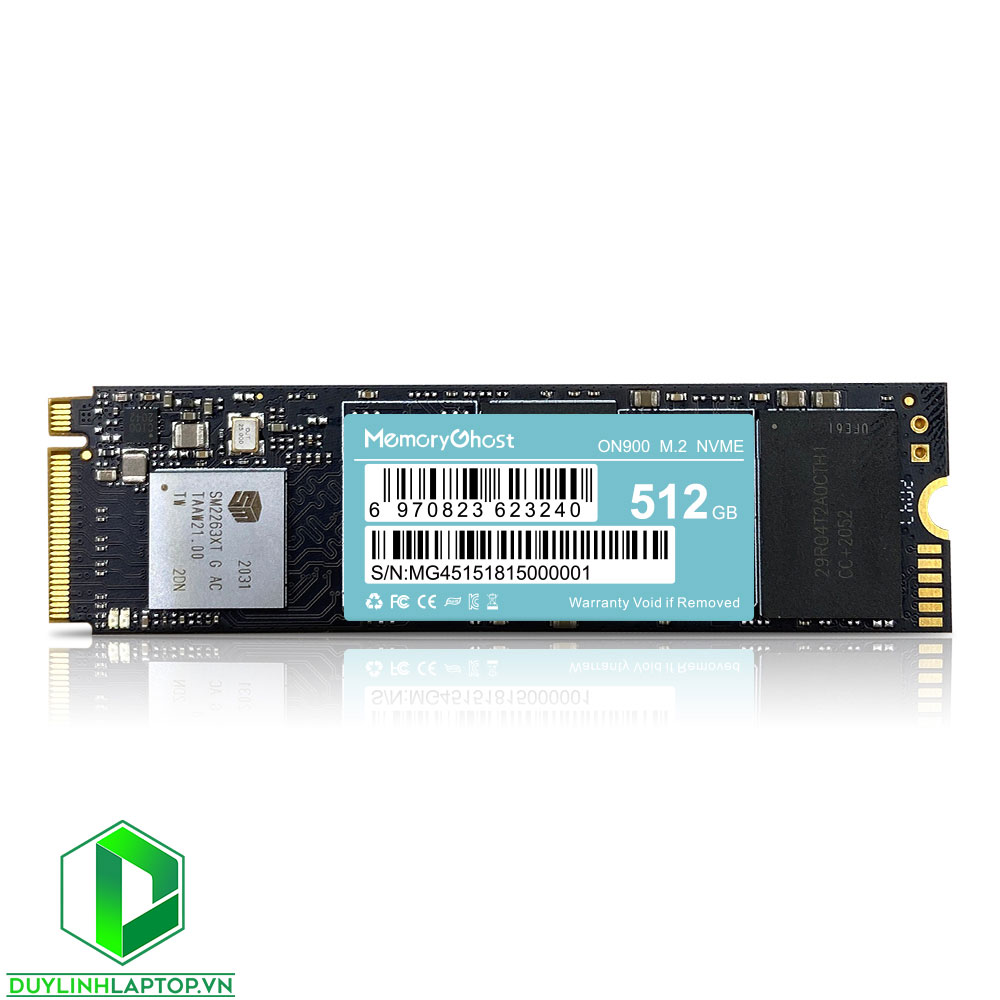 Ổ cứng SSD Memory Ghost ON900 512GB PCIe M2 NVMe 2280 (Đọc 3500MB/s - Ghi 3200MB/s)