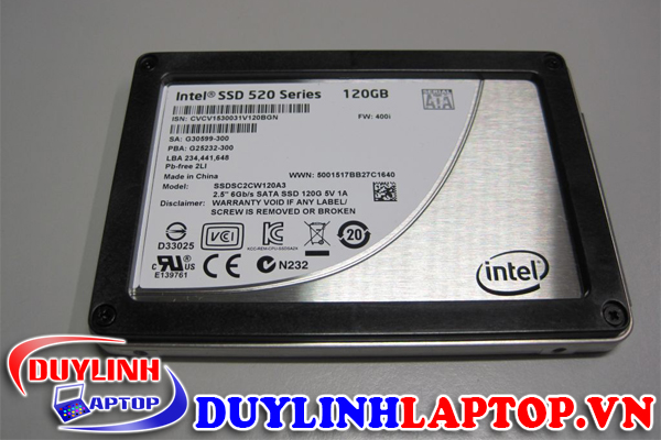 Ổ Intel SSD 520 Series 120GB tháo máy loại tốt